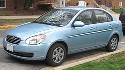 3rd-gen Hyundai Accent GLS sedan (US)