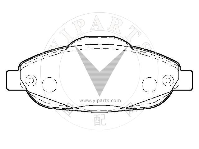 Supply Brake Pad Set(4253.93) for PEUGEOT - Yiparts
